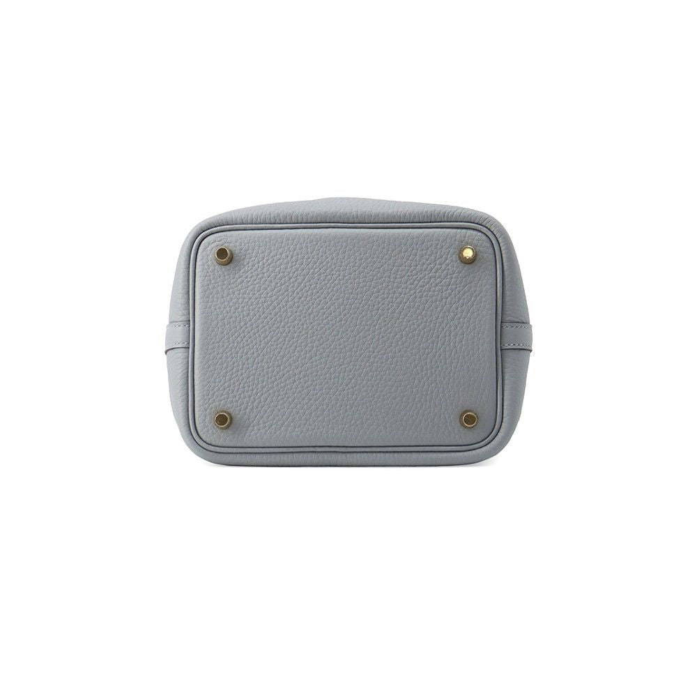 Hermes Handbag Picotin Lock PM Gray Pantin Gold Taurillon Clemence — view 3
