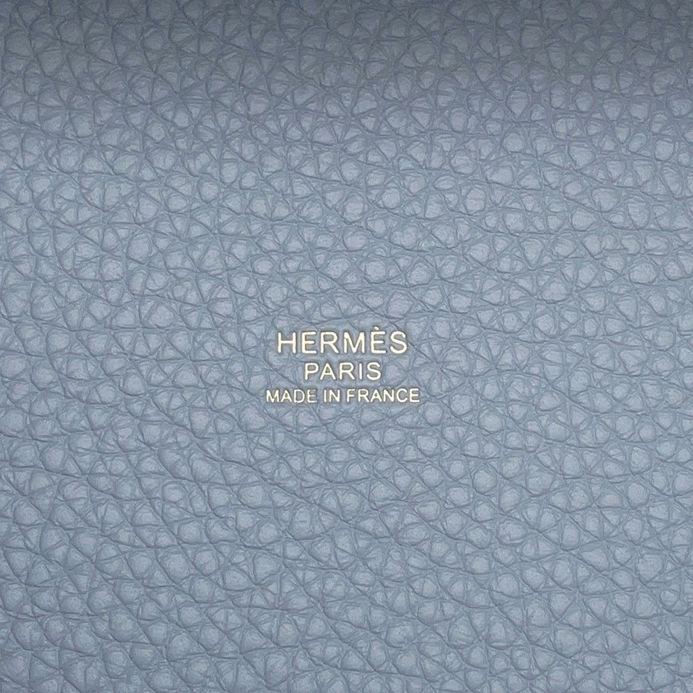 Hermes Handbag Picotin Lock PM Gray Pantin Gold Taurillon Clemence — view 6