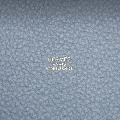 Hermes Handbag Picotin Lock PM Gray Pantin Gold Taurillon Clemence — view 6