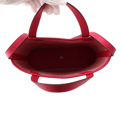 Hermes Tote Bag H Ambie PM Framboise Toile H Swift 2-Way — view 6