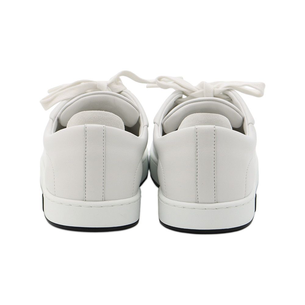 Hermes Sneakers Kid Leather Shoes White Black — view 3