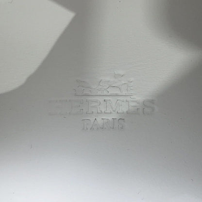 Hermes Sneakers Kid Leather Shoes White Black — view 5