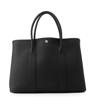 Hermes Tote Bag Garden Party PM Black Silver Negonda