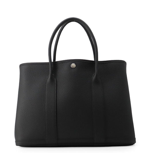 Hermes Tote Bag Garden Party PM Black Silver Negonda