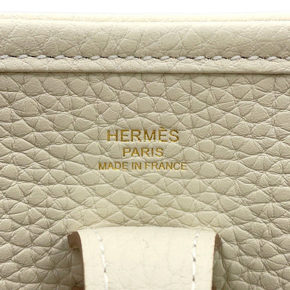Hermes Shoulder Bag Evelyne 3 23 Craie Gold Taurillon Clemence — view 8