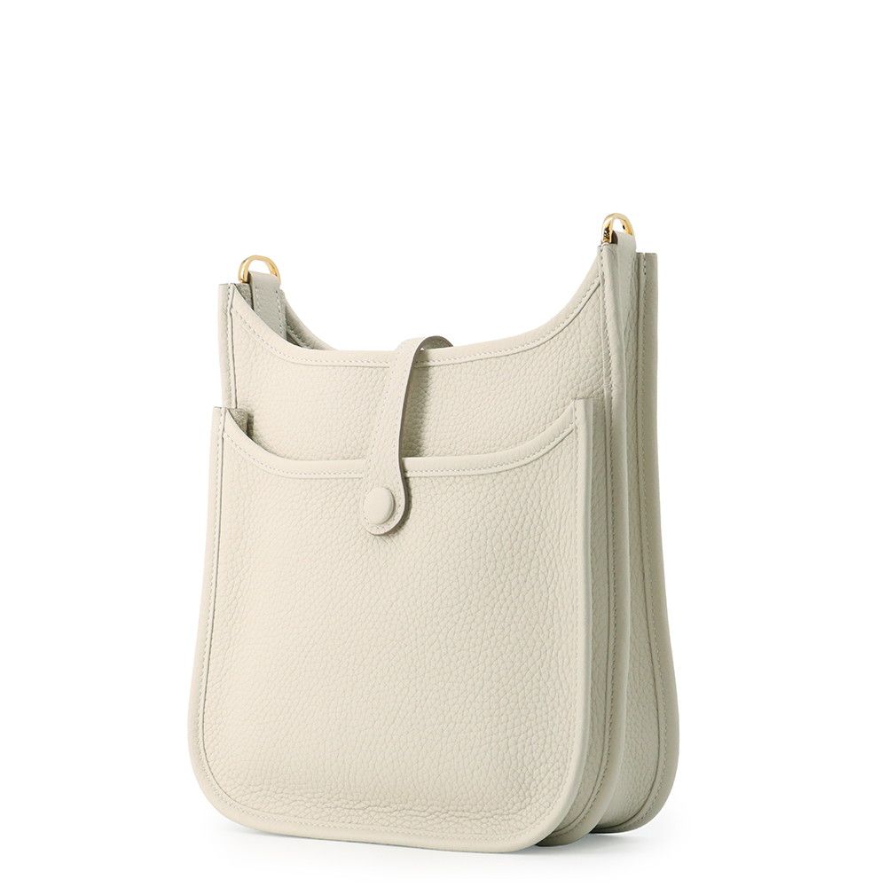 Hermes Shoulder Bag Evelyne 3 23 Craie Gold Taurillon Clemence — view 2