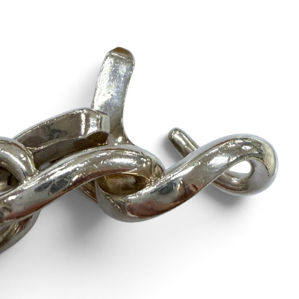 Tiffany & Co Forge Large Link 925 Bracelet 18 Slender — view 7