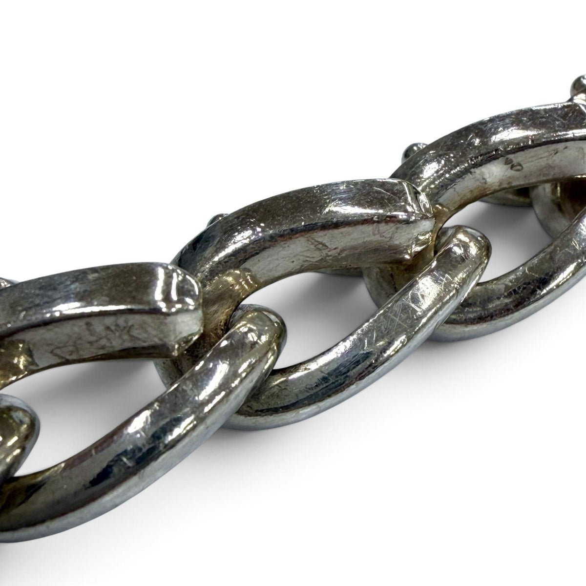 Tiffany & Co Forge Large Link 925 Bracelet 18 Slender — view 4
