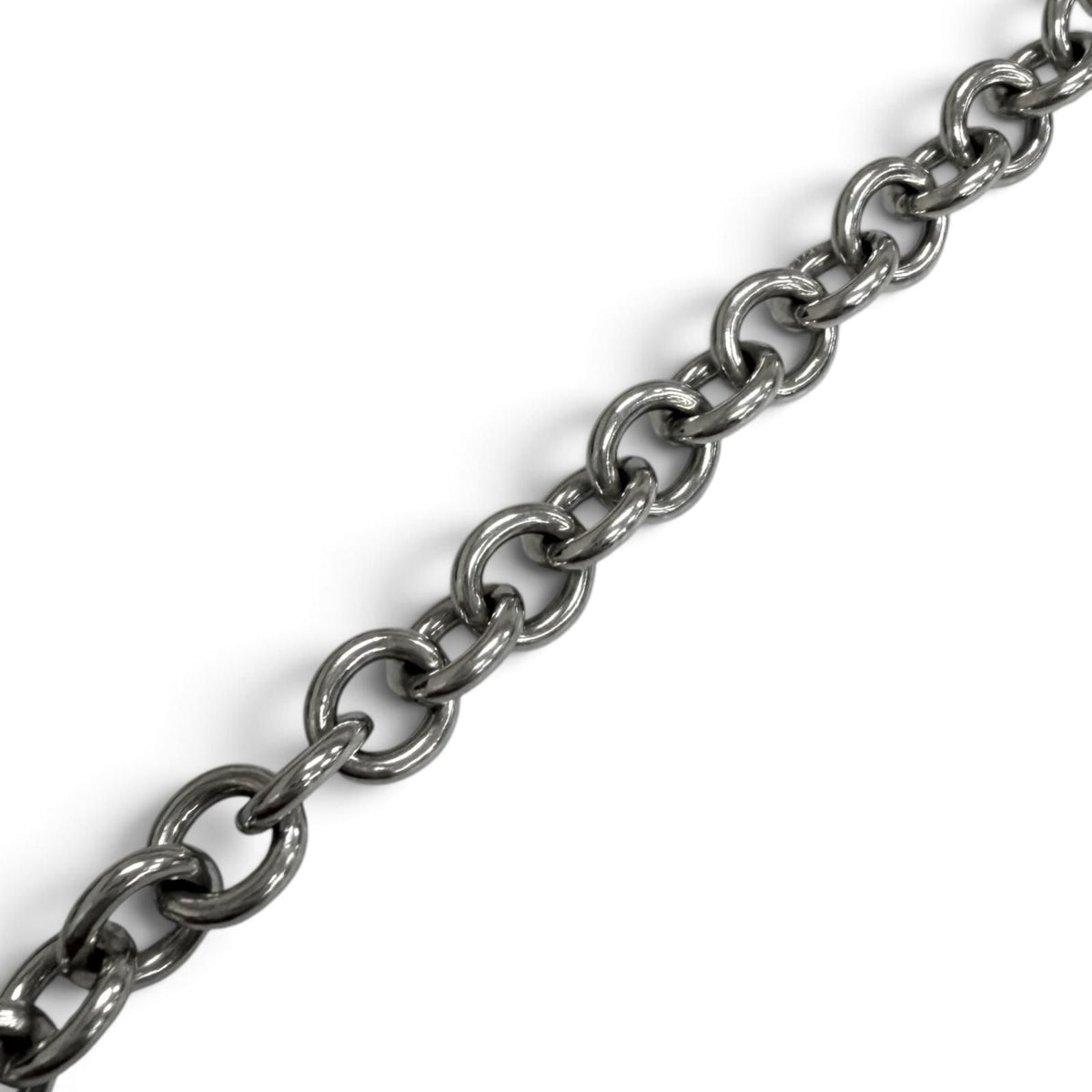 Tiffany & Co 1837 Rock Donut Link 925 Sterling Silver Choker Necklace — view 6
