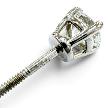 Tiffany & Co Vintage Stud Diamond Earrings — view 8