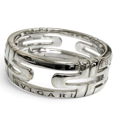 Bvlgari Parentesi Openwork Ring White Gold