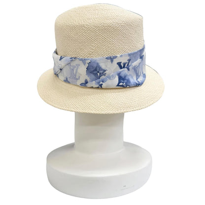 Louis Vuitton Monogram Water Color Chapeau Summertime Palm Silk Bucket Hat 58 — view 4
