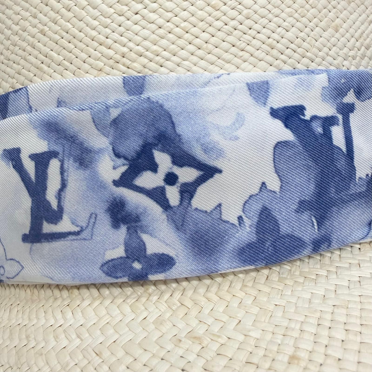 Louis Vuitton Monogram Water Color Chapeau Summertime Palm Silk Bucket Hat 58 — view 6