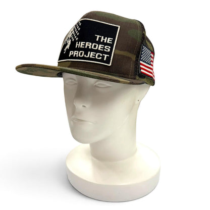 Chrome Hearts the Heroes Project Trucker Camouflage Hat Cap Made by Khaki