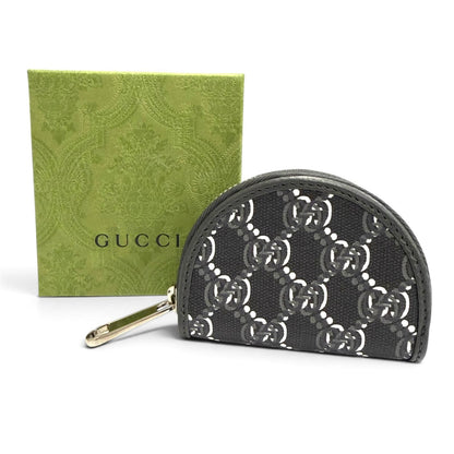 Gucci GG Shadow Air Pods Holder Case Earphones Half Moon Shape Black Silver — view 2