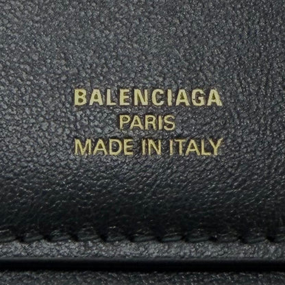 Balenciaga Envelope Leather Wallet Black Gold — view 8