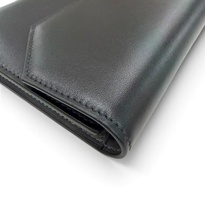 Balenciaga Envelope Leather Wallet Black Gold — view 5