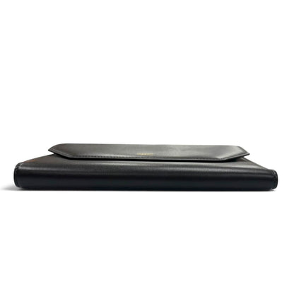Balenciaga Envelope Leather Wallet Black Gold — view 4