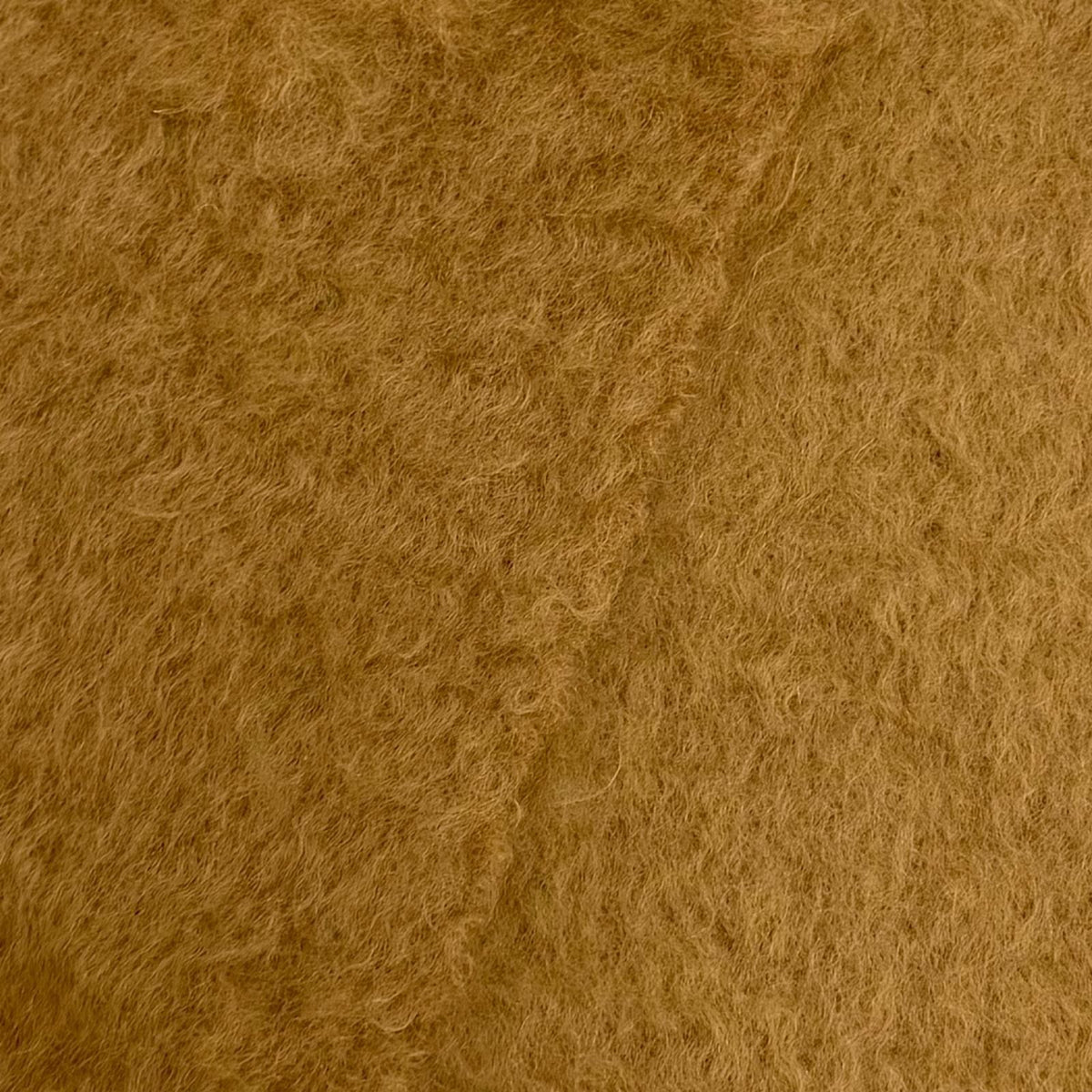 Loewe Mohair Wool Blend Leather Anagram Patch with Fringe Scarf Brown — view 4