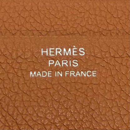 Hermes Citizen Twill Evercolor Gold Card Case — view 8