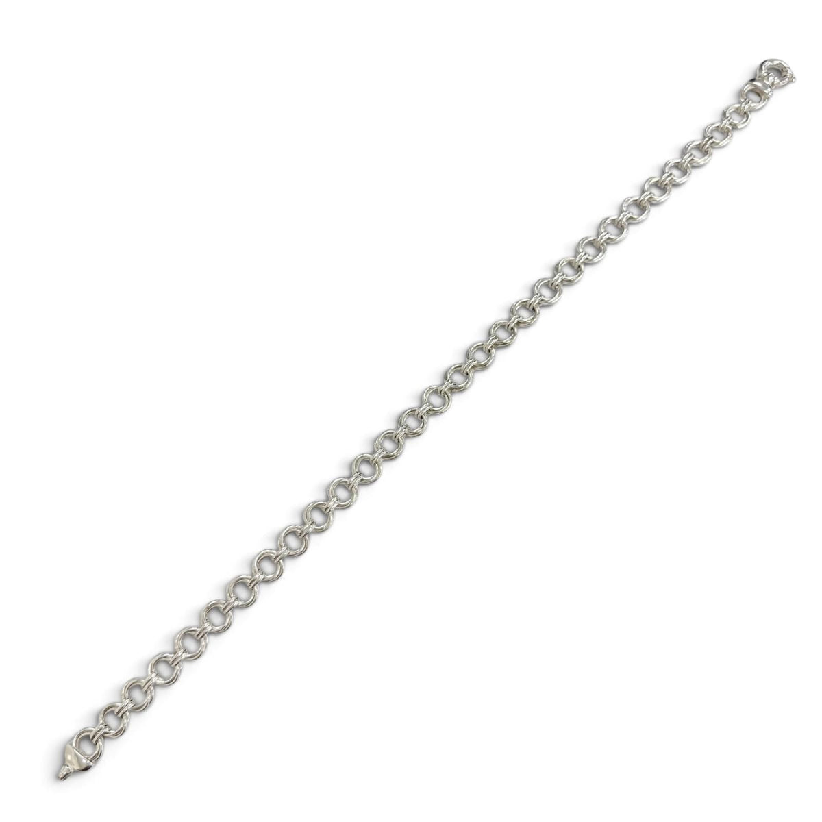 Tiffany & Co Vintage Triple Round Link Necklace 925 Sterling Silver — view 4