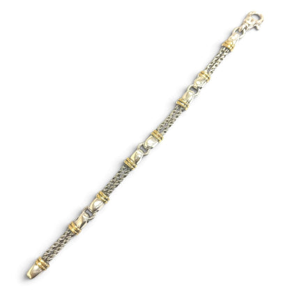 Tiffany & Co Double Rope Bracelet Silver Yellow Gold — view 3