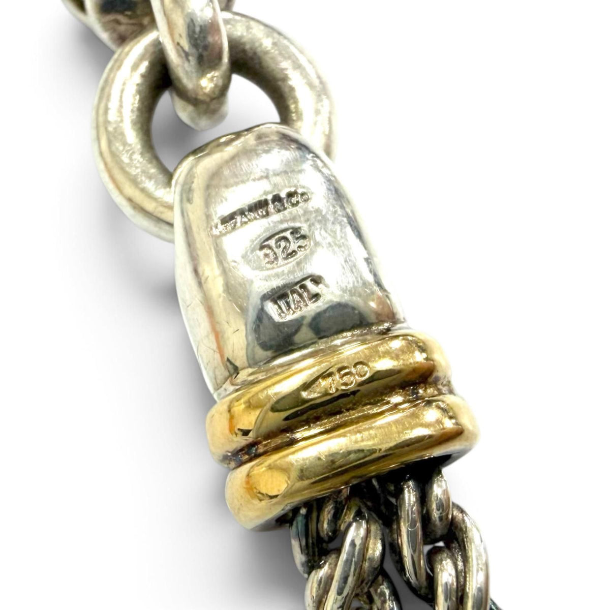 Tiffany & Co Double Rope Bracelet Silver Yellow Gold — view 5