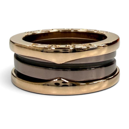 Bvlgari 750 Metal Ring Band Pink Gold 50 JP — view 2