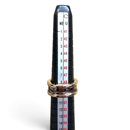 Bvlgari 750 Metal Ring Band Pink Gold 50 JP — view 6