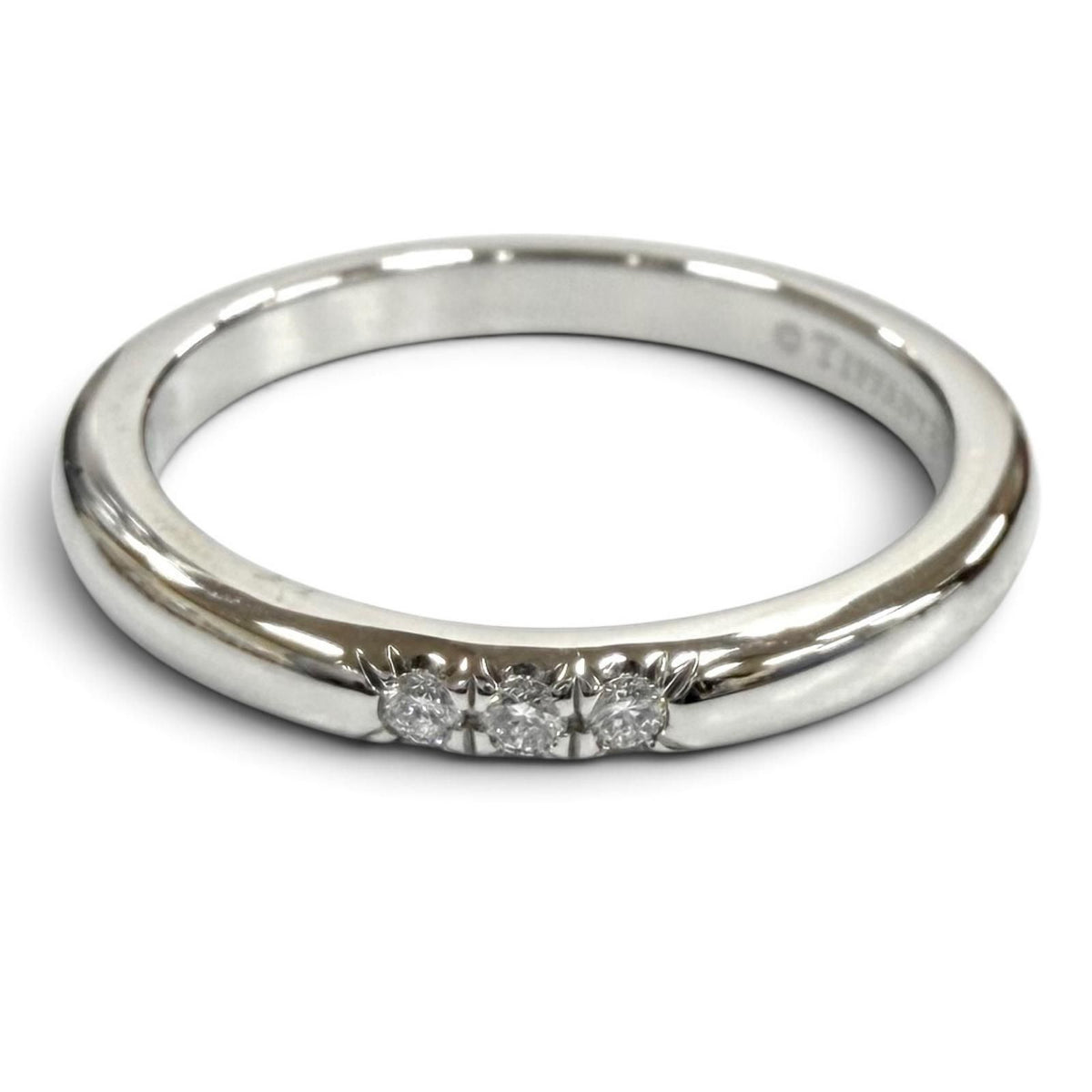 Tiffany & Co Forever Wedding Band Ring Diamond JP