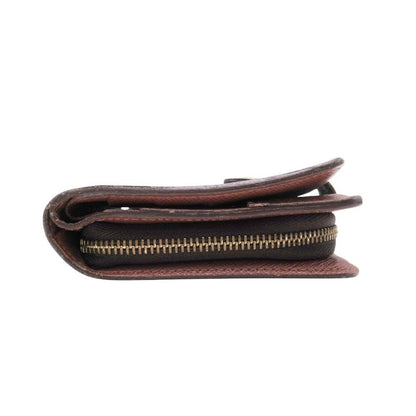Louis Vuitton Monogram Compact Zip Wallet Bifold Brown — view 3