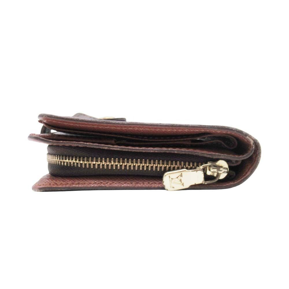 Louis Vuitton Monogram Compact Zip Wallet Bifold Brown — view 4