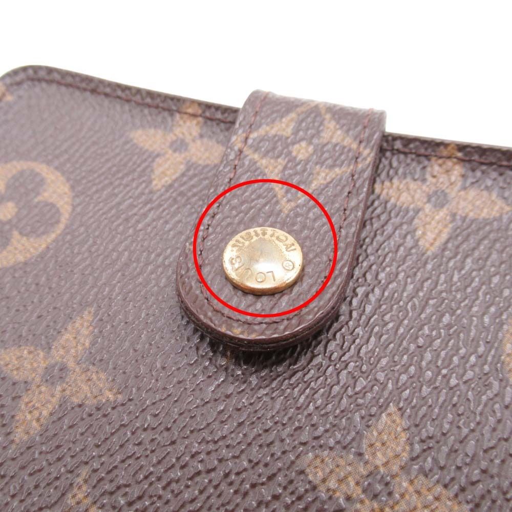 Louis Vuitton Monogram Compact Zip Wallet Bifold Brown — view 8