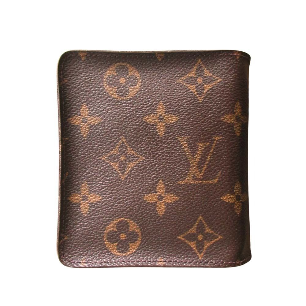 Louis Vuitton Monogram Compact Zip Wallet Bifold Brown — view 2