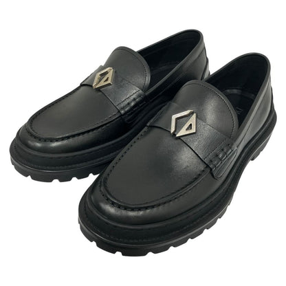 Dior Explorer Loafers Shoes Smooth Calfskin CD Logo Black — view 4