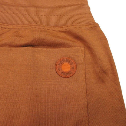 Hermes Cotton Silk Jersey Easy Pants Series Logo Patch Sweatshirt Brown 40 — view 3