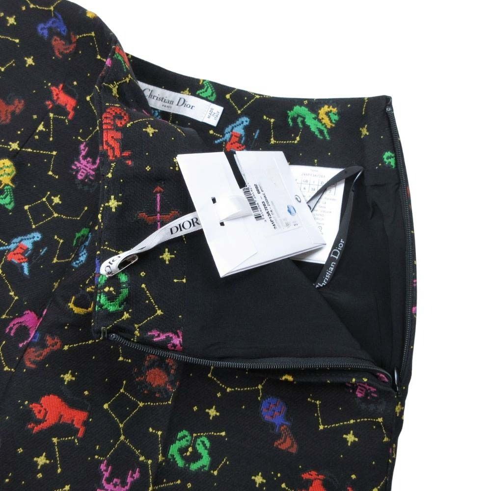 Dior Pi Creasing le Motif Shorts Jacquard Lucky Black 34 — view 4