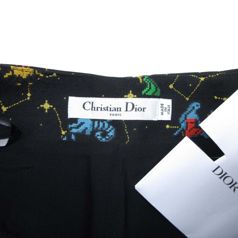 Dior Pi Creasing le Motif Shorts Jacquard Lucky Black 34 — view 7