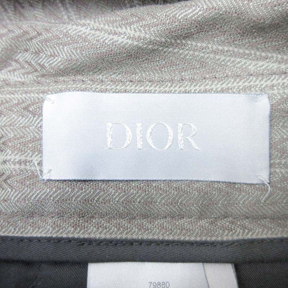 Dior Couture Jacquard Shorts High Waist Gray 48 — view 7