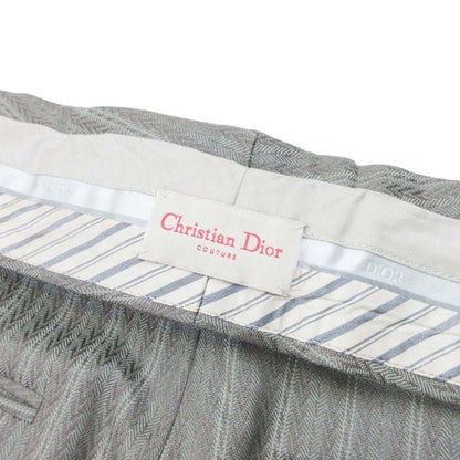 Dior Couture Jacquard Shorts High Waist Gray 48 — view 5