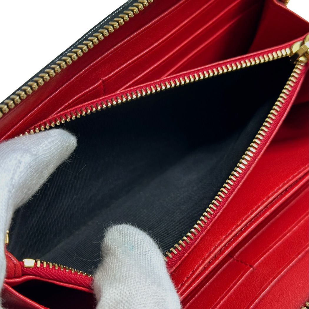 Prada Wallet Leather Black Chic Simple Monotone Cool Everyday — view 7