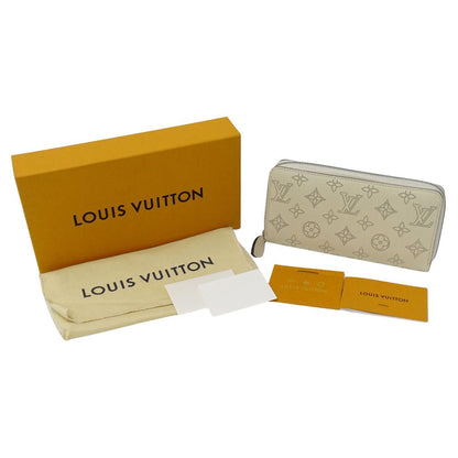 Louis Vuitton Wallet Monogram Mahina Zippy Cream White Everyday — view 8