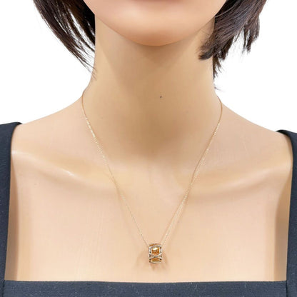 Tiffany & Co Atlas Open Heart Necklace 18k Pink Gold — view 2