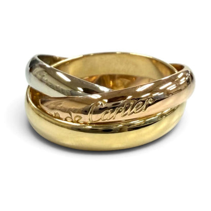 Cartier Trinity Ring Classic Model 750 Yellow Gold