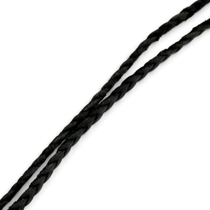 Chrome Hearts 925 Small Campana Cross Leather Blade Necklace Silver — view 5