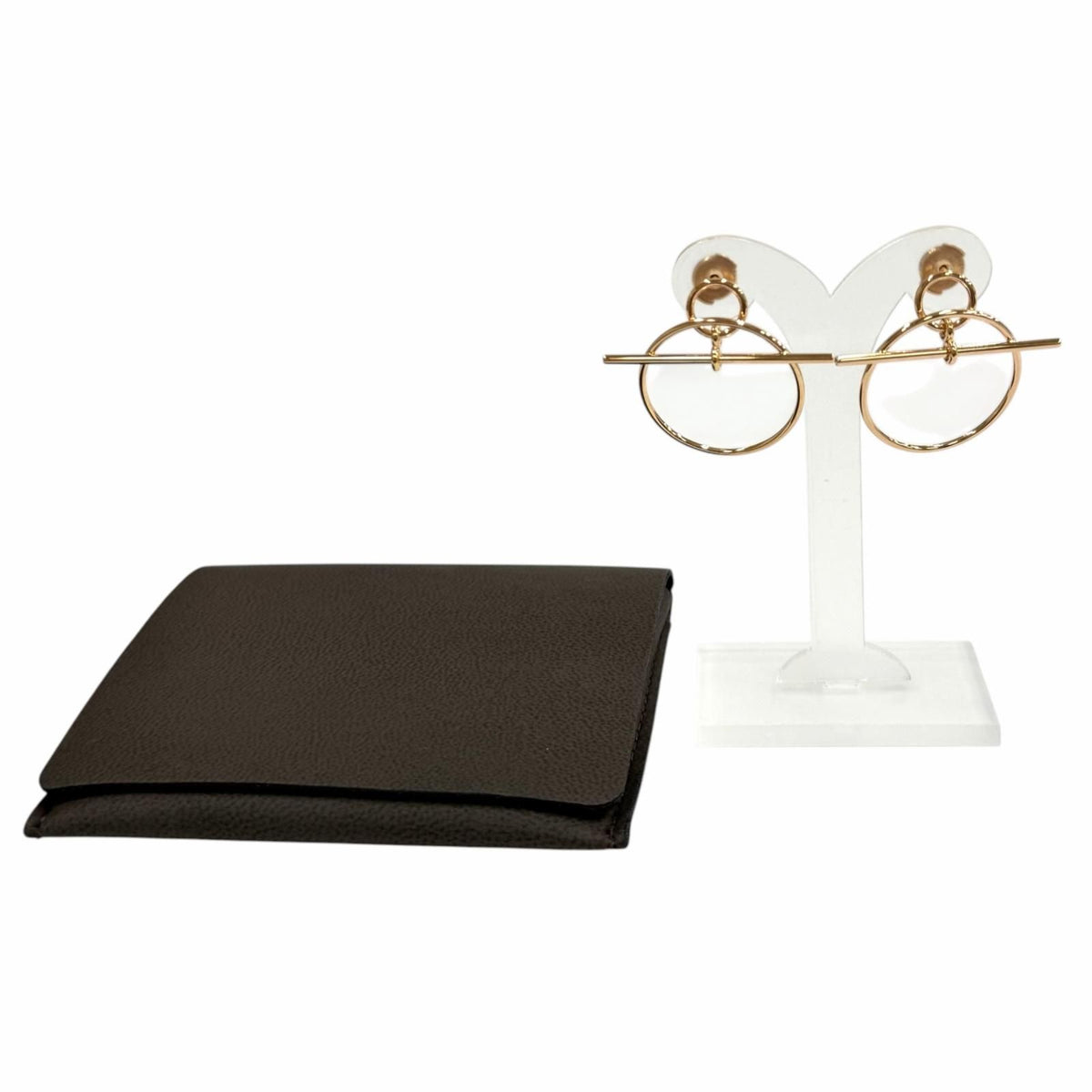 Hermes Earrings Echappee PM Pink Gold — view 2