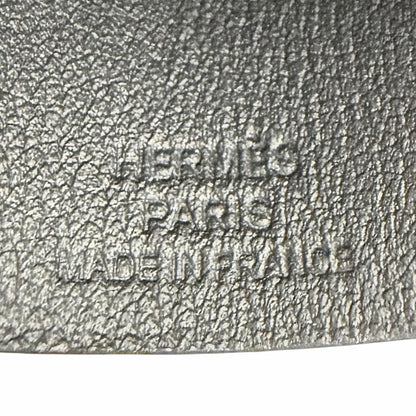 Hermes Clochette Skate Ciel Rouge de Cour Blanc Veau Swift Necklace — view 8