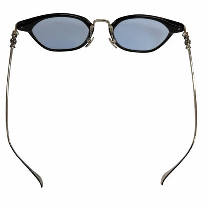 Chrome Hearts Shagass Some 925 Sterling Silver Sunglasses Black Blue Lens 51 — view 8