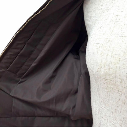 Fendi FF Logo Zucca Pattern Hooded Zip Up Jacket Dark Brown XS — view 5