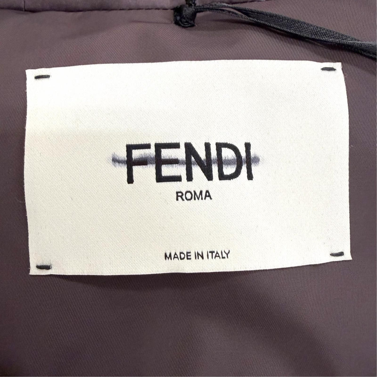 Fendi FF Logo Zucca Pattern Hooded Zip Up Jacket Dark Brown XS — view 8
